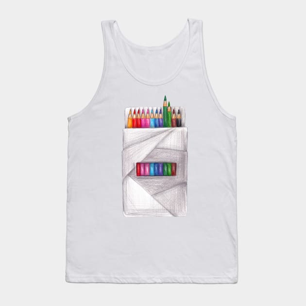 box of crayons. color pencil Tank Top by lisenok